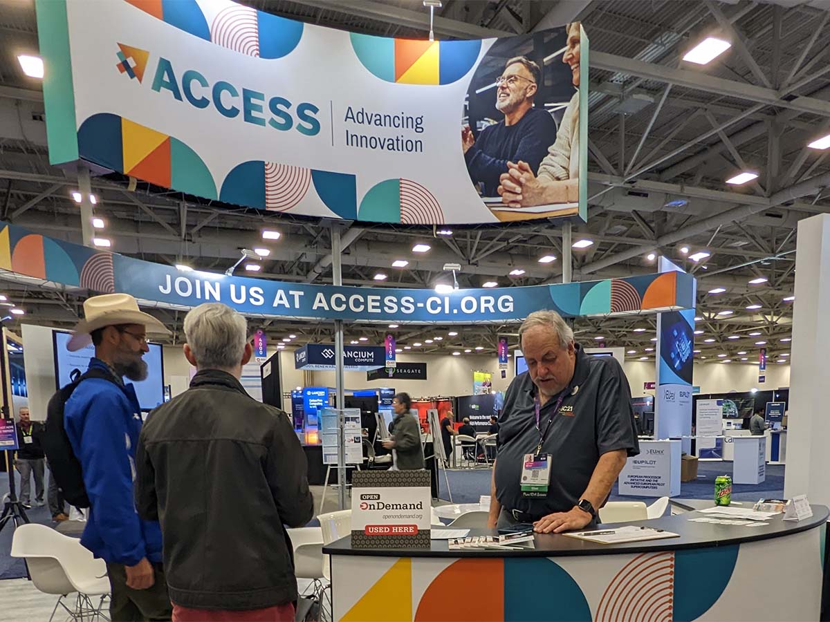 ACCESS booth at SC22