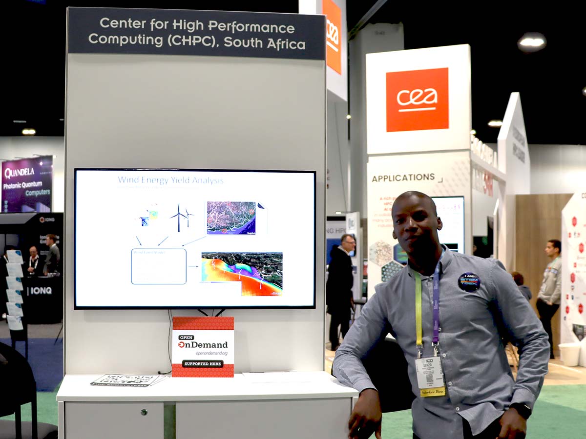 CHPC South Africa booth at SC23